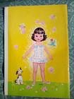 Vtg Artcraft  Paper Dolls Made In The Usa Petite Uncut