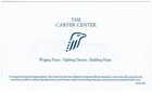 President Jimmy Carter Obit Uary Card Carter Center  bonus 