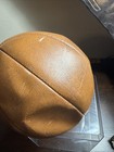 Vintage Leather Basketball With Original Laces And Plastic Case Collegiate