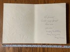 Vintage Coby Late 1960s Large Elephant Embossed Full Color Greeting Card
