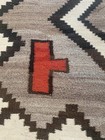 Antique Navajo Weaving Rug Authentic Native American Wool C1920   s