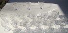 15 Neman Russia Crystal Stemware Cut Etched Grapes Brandy   Wine 