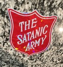 Marilyn Manson The Satanic Army Holographic Sticker