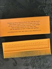 Vintage 1970s Avon School Days 6  Ruler Yellow Comb W box   Alphabet   Numbers      