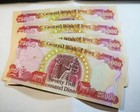 100 000 Iraq Dinars  4 Consecutive 2006 25000 Notes  Uncirculated