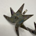 Vtg Taxco 925 Sterling Silver   Abalone Shell Swirl Screwback Earrings Mexico