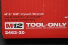 New   Sealed Milwaukee 2463-20 M12 Li-ion 3 8  Cordless Impact Wrench  Tool Only