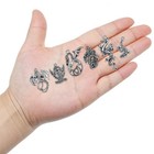 Willbond 70 Pcs Dragon Charms For Jewelry Making Diy Necklace Antique Silver