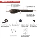 Mighty Mule Mm371w Automatic Gate Opener  Smart And Solar Single  Black 