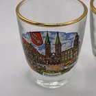 Lot Of 3 Vintage Travel Tourism Shot Glasses Germany Austria Salzburg Bremen