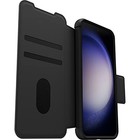  Galaxy S23 Strada Series Case - Shadow  black   Card Holder  Genuine Leather  