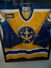 Marc Denis 2007-2008 Norfolk Admirals Ahl Goalie Jersey In Shadow Box 