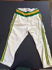 Oakland A s 1972 World Series Year Mcauliffe Game Used White Pants  Very Rare 