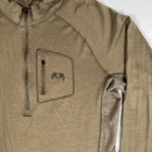 Kuiu Ultra Men s Xl Nuyarn Merino Wool 1 4 Quarter Zip 145 Hunting Shirt Ash