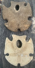 Sand Dollar Lot-2 Keyhole Vtg Fossilized Specimen Sea Urchin Estate Collection