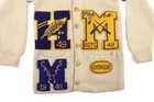 Vtg 40s 1949 Usa 34 Xs Plainsman High School Letterman Cardigan Sweater Rotc