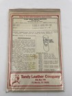Vintage Tandy Leather Company Hi-top Moccasin Pattern Pm 81
