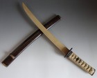 Koshirae Wakizashi Fish Kojiri Kurikata Koikuchi Cicada Tsuba Sword Fitting