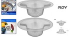 4 5  Rustproof Mesh Kitchen Sink Strainer - Anti-clogging Food Catcher  2 Pack 