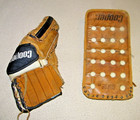 Vintage Matching Set Cooper Gm 12   Gm 21 Hockey Goalie Gloves Catcher   Blocker
