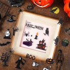 50 Pcs Halloween Gel Window Clings Stickers Glass Decorations