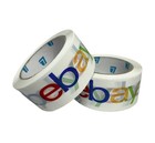 2 Rolls Ebay Branded Bopp Shipping Tape No Black Logo  2 Inches X 75 Yards