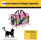 Cat Carrier Airline Approved  Soft-sided Dog Carrier With Inner Safety Leash    