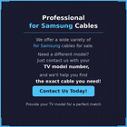One Connect Cable 3m For Samsung Tv Un55mu8000fxza Un55mu8500fxza Un55mu9000fxza