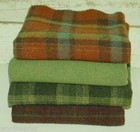 Hand Dyed Rug Hooking Wool Mill-dyed      cabin In The Woods   4-pc  Collection 