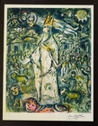 Marc Chagall   1971 Beautiful Signed Iconic Print From France   Ballet   Framed