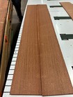 Fiddleback Figured Makore Raw Wood Veneer 2 Sheets 84   X 10   331j