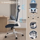 Office Chair  High Back Ergonomic Desk Chair  Breathable Mesh Desk Chair