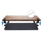 Slide Out Keyboard Tray Under Desk Pull Out Computer Keyboard Drawer Mouse Tray