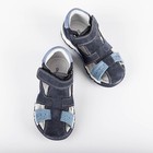 Boys Leather Sandals Navy Blue Little Kid Size 12 Us