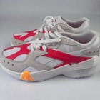New Reebok Men s 9 Dv5386 Aztrek No Box Extra Laces Burnt Orange White Shoes