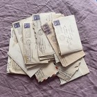 15 Vintage 1930s Handwritten Letters W  Envelopes Personal Correspondence Lot