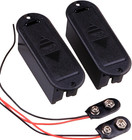 2pcs 9v Battery Holder Case Box For Active Guitar Bass Electronics Diy