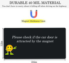 Black Blank Car Magnets With 40 Mils  2 Pack 24    X 12    Car Magnets And Decals  R