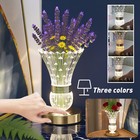Led Crystal Table Lamp Vase Night Light Touch Dimmable Atmosphere Bedside Gift U