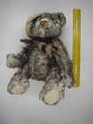 Dan Dee Collector s Teddy Bear Plush Stuffed Animal Small Gray Hat Toy Glasses
