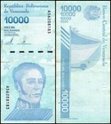 Venezuela 10000 Bolivar  2019  P-109  Used X 10 Pcs - Million Series