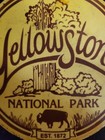 Vintage Yellowstone National Park Porcelain Sign Vintage  Est  1872  Rv Camping