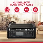 Skb 4u Shallow Roto Rack Case  Waterproof Stackable Gear Protector