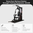 Balancefrom Multifunctional Home Gym Workout Station Strength Training Equipment
