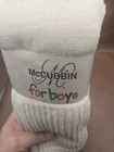 Vtg 3 Pairs Mccubbin White Tube Socks For Boys Sz 9-11 Made In Usa
