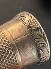 Antique 14k Rose Gold Filled Etched Thimble