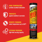 14 Oz  Extra Tacky Red Grease Cartridge For Grease Gun  pack Of 5 