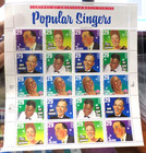 2 Set Of 1994 Scott  2849 -53 Popular Vintage Singers Us Stamp Sheet 29   Mnh 45