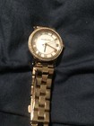 Michael Kors Women s Gold Quartz Dress Watch Bracelet Gem-set Bezel White Dial
