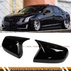 For Cadillac 13-19 Ats Sedan   20-25 Ct4 M Style Gloss Black Mirror Cover Cap